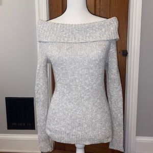 Hollister off the shoulder sweater